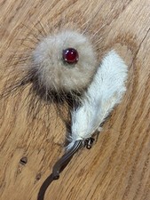 Brosche Pelz & 1 x klaren