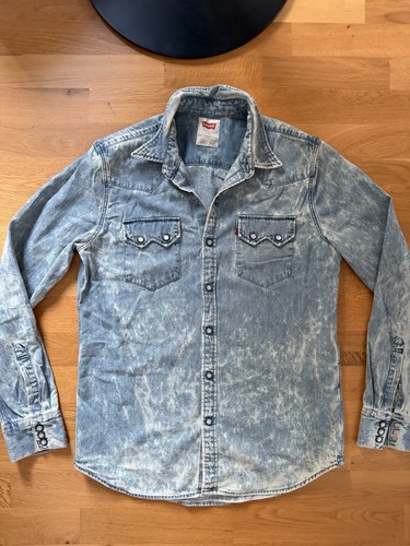 Levi jeanshemd washed l - jeanshemd, gr.