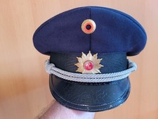 POLIZEI BREMEN MÜTZE SCHIRMMÜTZE BLAU GEHOBENER DIENST 1960ER JAHRE GRÖSSE 58-59