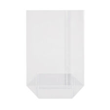 Kreuzbodenbeutel OPP 30my transparent Klarsichtbeutel Gebäcktüten Bodenbeutel