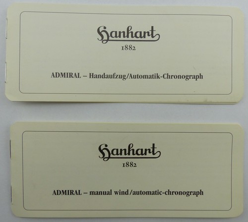 Hanhart bedienungsanleitung - hanhart, &