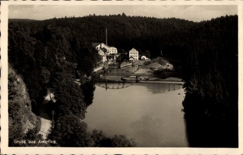 Amerika penig sachsen - ak,