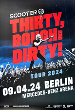 SCOOTER 2024 BERLIN - orig. Concert Poster - Konzert Plakat  DIN A1
