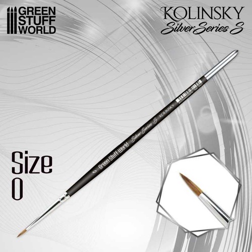 Silver series pinsel - silver, kolinsky
