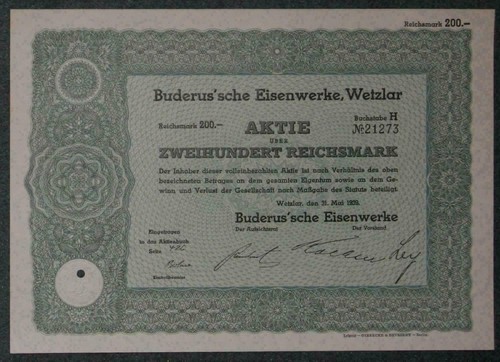 Lot buderus sche - lot, buderus'sche