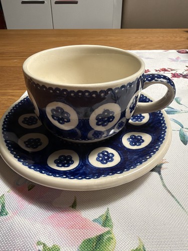 Bunzlauer keramik tasse - tasse, mit