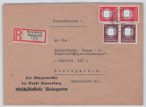 Reich dienst 138 - d., 138+139