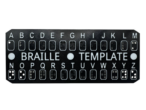 Braille buchstaben schablone - braille, |