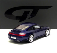 Porsche 911 (996.2) Carrera 4S 2002 dank-blue / silver rims 1:18 GT938 GT-SPIRIT