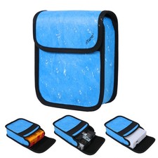 Blaue Film-Schutzhülle aus