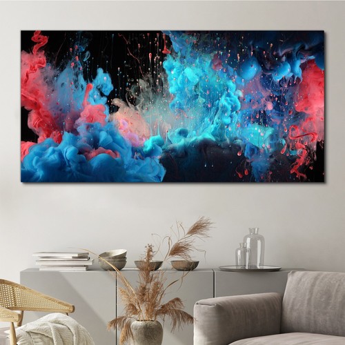 Malerei abstrakte kunst 140x70 - abstrakte,