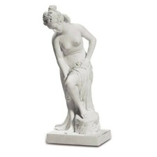 Badende Venus Figur 14cm weiß