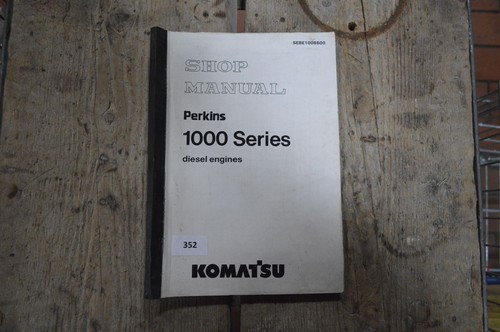 B352 komatsu shop manual - komatsu,