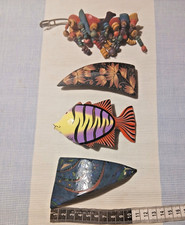 Konvolut 4 Haarspangen