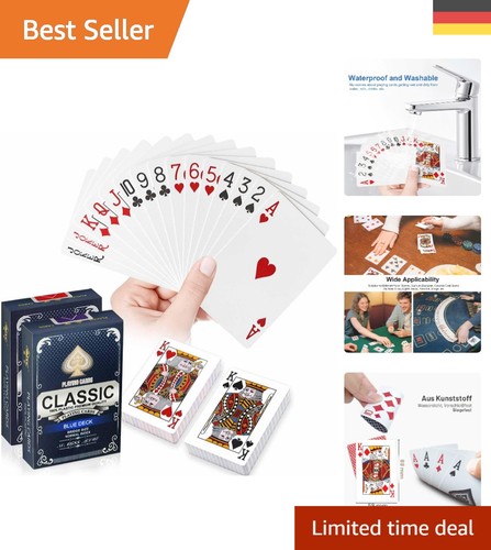 Wasserfestes poker kartendeck - wasserfestes,
