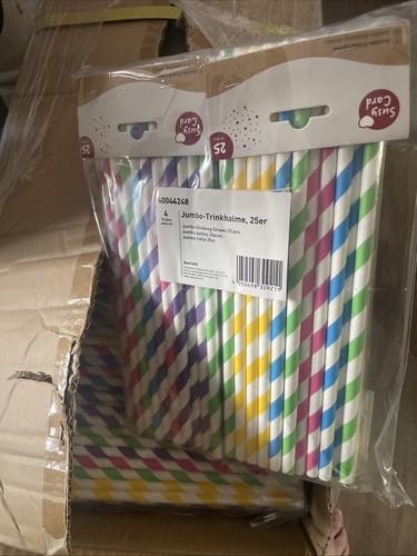 Party jumbo papier trinkhalme - jumbo,