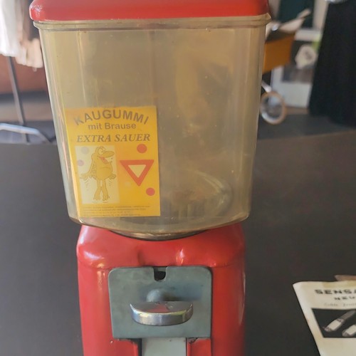 Kaugummiautomat rot vintage - kaugummiautomat,