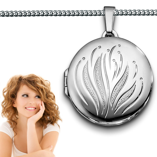 Rundes bilder medaillon damen - rundes,