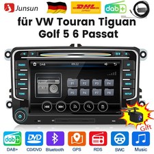 für VW Golf 5 6 PLUS Touran Passat B6/B7 Tiguan Autoradio DAB+ CD DVD Wince 6.0