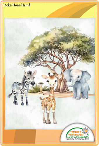 Safari decke kinderdecke - safari,