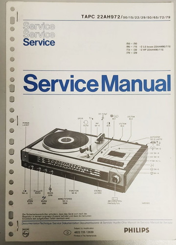 Philips service manual - philips,