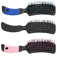 Horka Reitsport Kunststoff Mähnenbürste Pferd Holz Pflege- und Trainingsgeräte