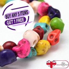 38 Totenkopf Perlen 10 mm