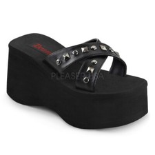 Sandaletten FUNN-29 Schwarz | DemoniaCult SALE : Schuhgröße - EUR 36
