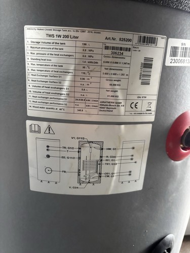 Warmwasserspeicher 200l - warmwasserspeicher,