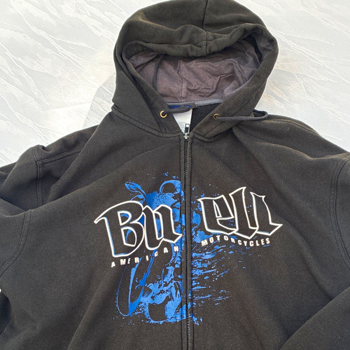 Buell herren zip hoodie - buell, zip-hoodie