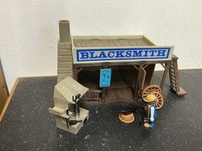 Playmobil black smith western - black,