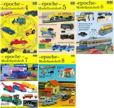 █► 5* epoche Modellautoheft  4 5 6 7 8 HO-Autos Holz Blech Kunststoff Plattner