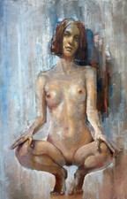 Original Ölgemälde, Akt