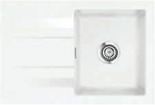 Systemceram KeraDomo Spüle GENEA 75 in GRÖNLAND mit Handbetätigung / Einbauspüle