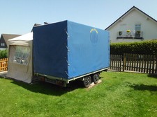 Anssems 3000E Elektrischer Dreiseitenkipper mit Plane und Spriegel 3,0to