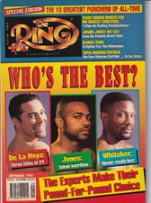 THE RING September 1997 - "The Bible Of Boxing" - Jones, De La Hoya, Whitaker