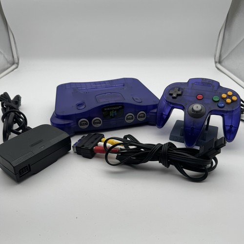 Nintendo n64 konsole - n64, lila