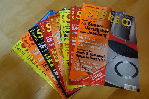 8xzeitschrift stereo ausgaben - stereo,,