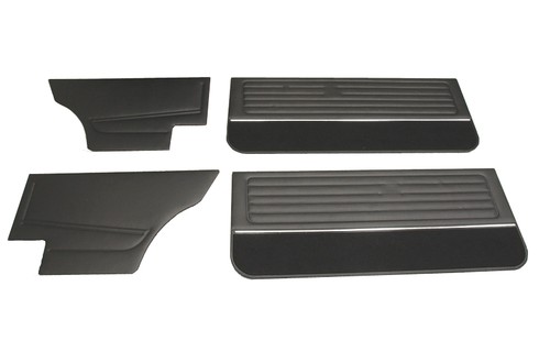 Schwarzes türpappen set mit - schwarzes,