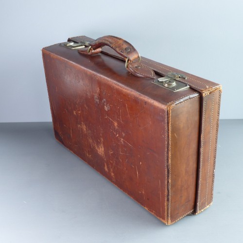 Antiker lederkoffer koffer - antiker,