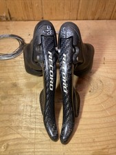 Campagnolo Record 10-fach mechanische Carbon Schalthebel Felgenbremshebel sehr gut