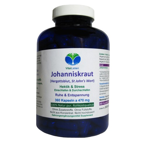 Johanniskraut 360 kapseln - johanniskraut,