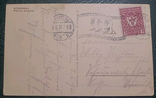 Karte nürnberg 1922 - karte,