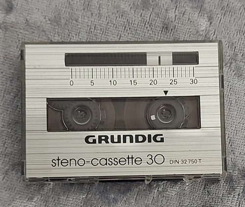 Grundig steno cassette - grundig,