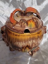 Dümler und Breiden Höhr Rarität Bowle Topf mit Tassen Handbemalt Seltenheit 