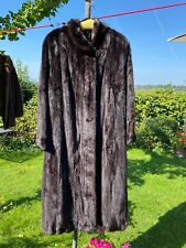 Pelzmantel Luxus Dark Nerz Mantel Swinger Mink Pelz neuwertig Gr. ca. 40-42 TOP