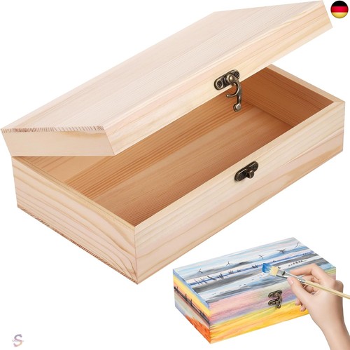 Holzkiste mit deckel - mit,
