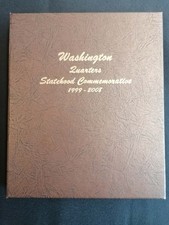 USA 1999 -2009 P+D Uncirculated Statehood 112 Coin Collection in Whitman Album
