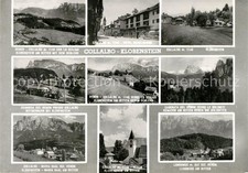 Klobenstein Ritten Hotel Ortsmotiv mit Kirche Rittnerbahn Alpenpanorama