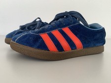 Vintage 1970s Adidas Dublin 4.5 Made In Yugoslavia Blue Orange City Series Rare